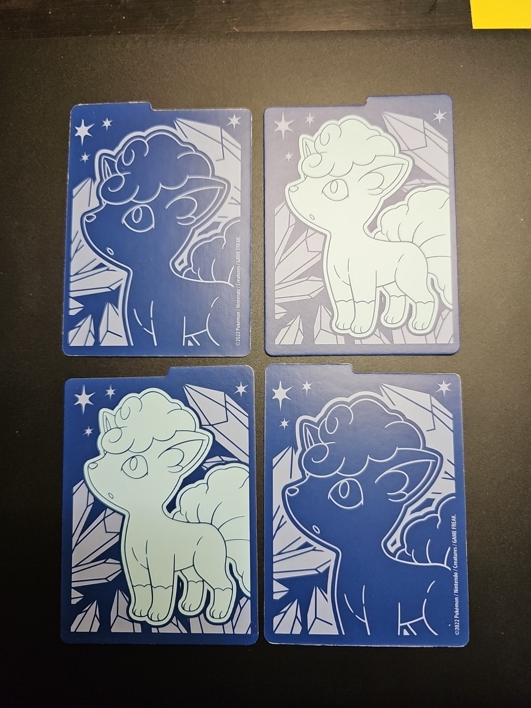 Pokémon Silver Tempest Vulpix Card Dividers Set Of 4