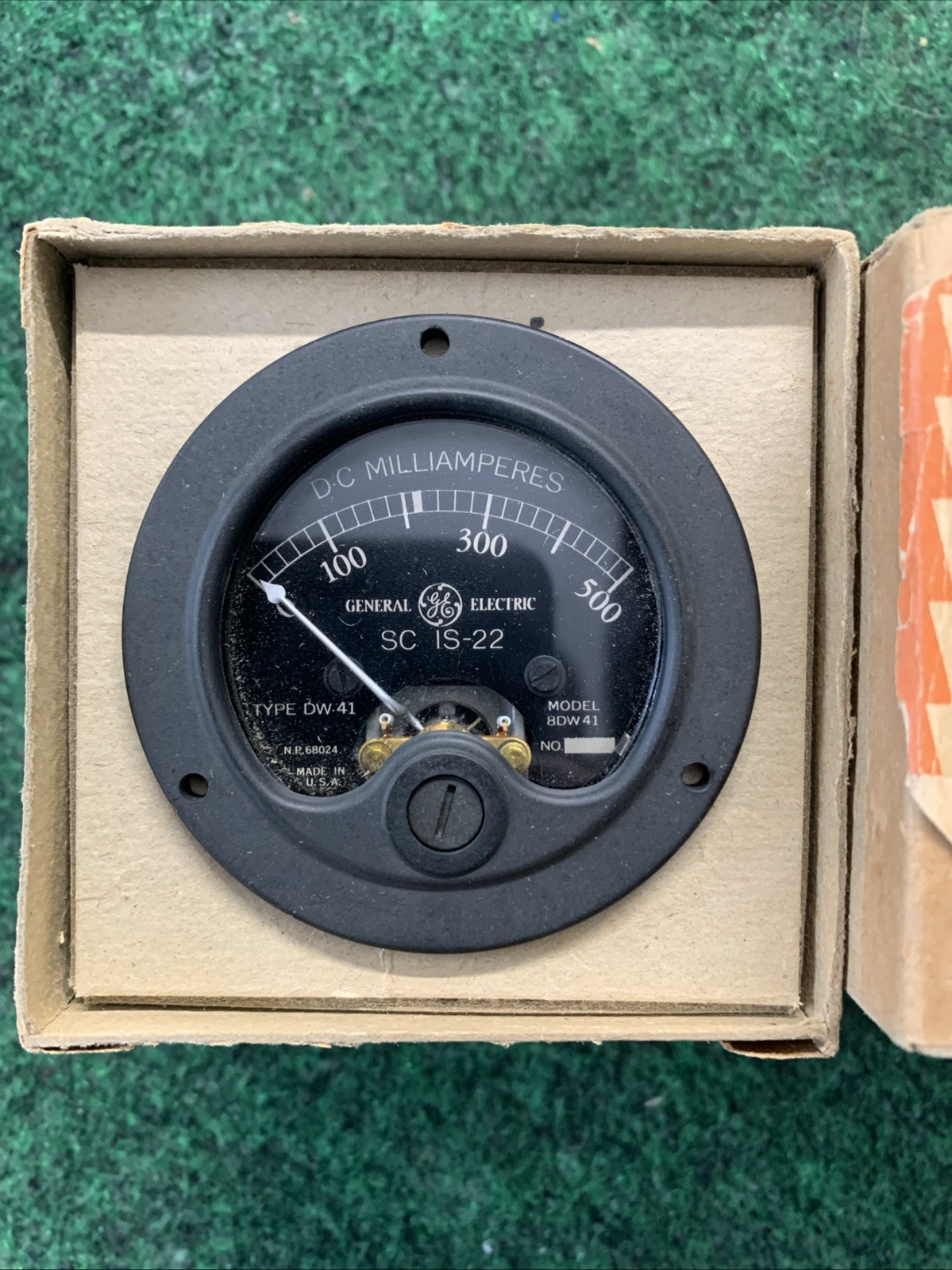 GE General Electric 8DW41 Amperes DW41 0-500 Amps Vintage SC IS-22 NIB Free Ship