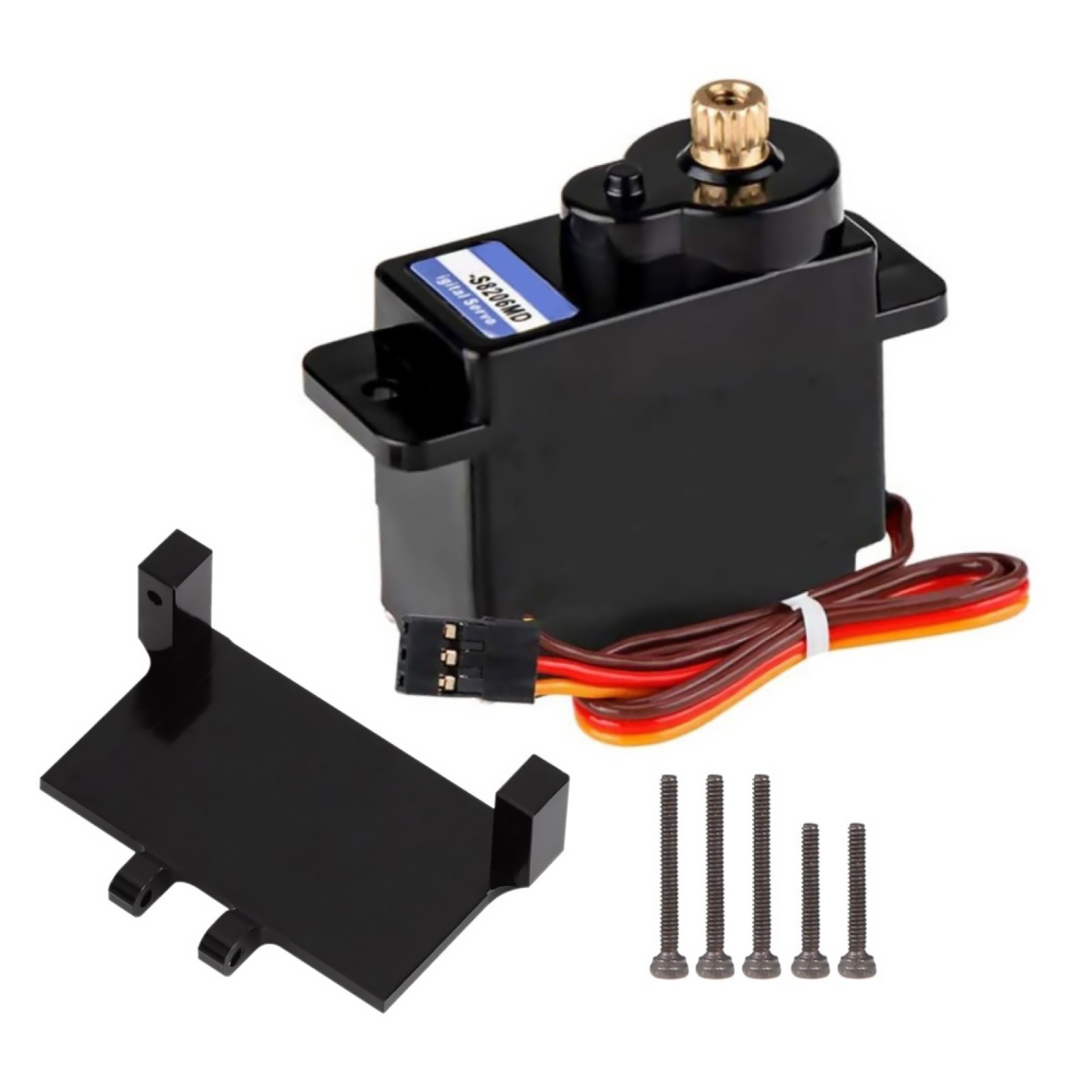 1/24 RC Crawler Car Metal Gear Digital Servo+Mount Base For AXIAL SCX24 90081