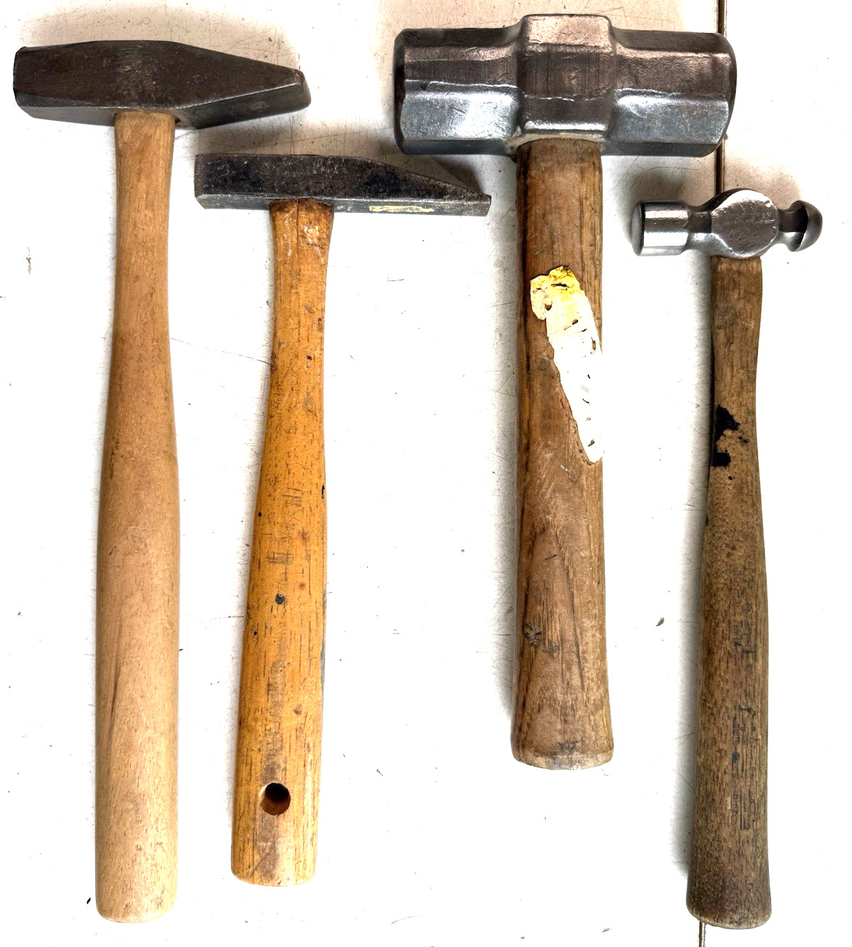 Vintage Lot of 5 Hammers Cross peen , ball peen and sledge / Used