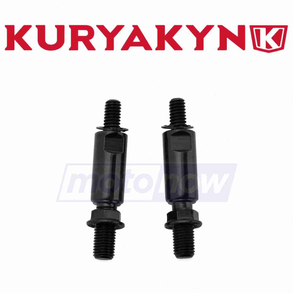 Kuryakyn Raised Mirror Mount Adapters for 2017-2018 Indian Chieftain Elite - xg