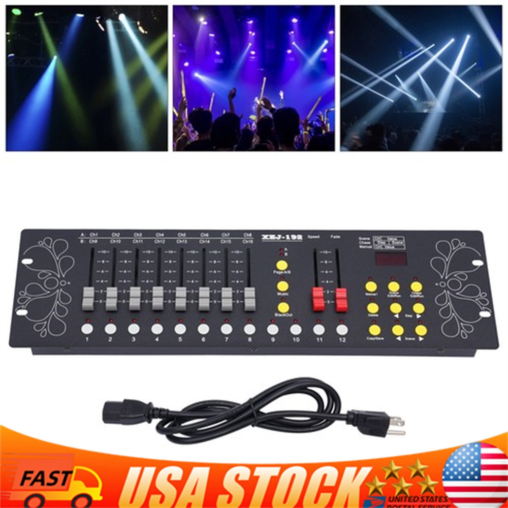 USA NEW Dmx Controller Dj Lighting Controller Stage Equipment Disco Party Bars