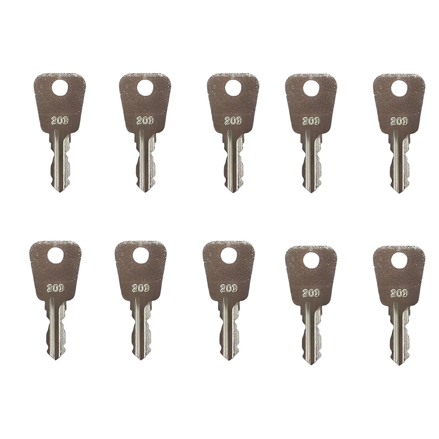 Compact Control Cabinet Key Set - 10 Automatic Gear Switch Keys for ABB Robots