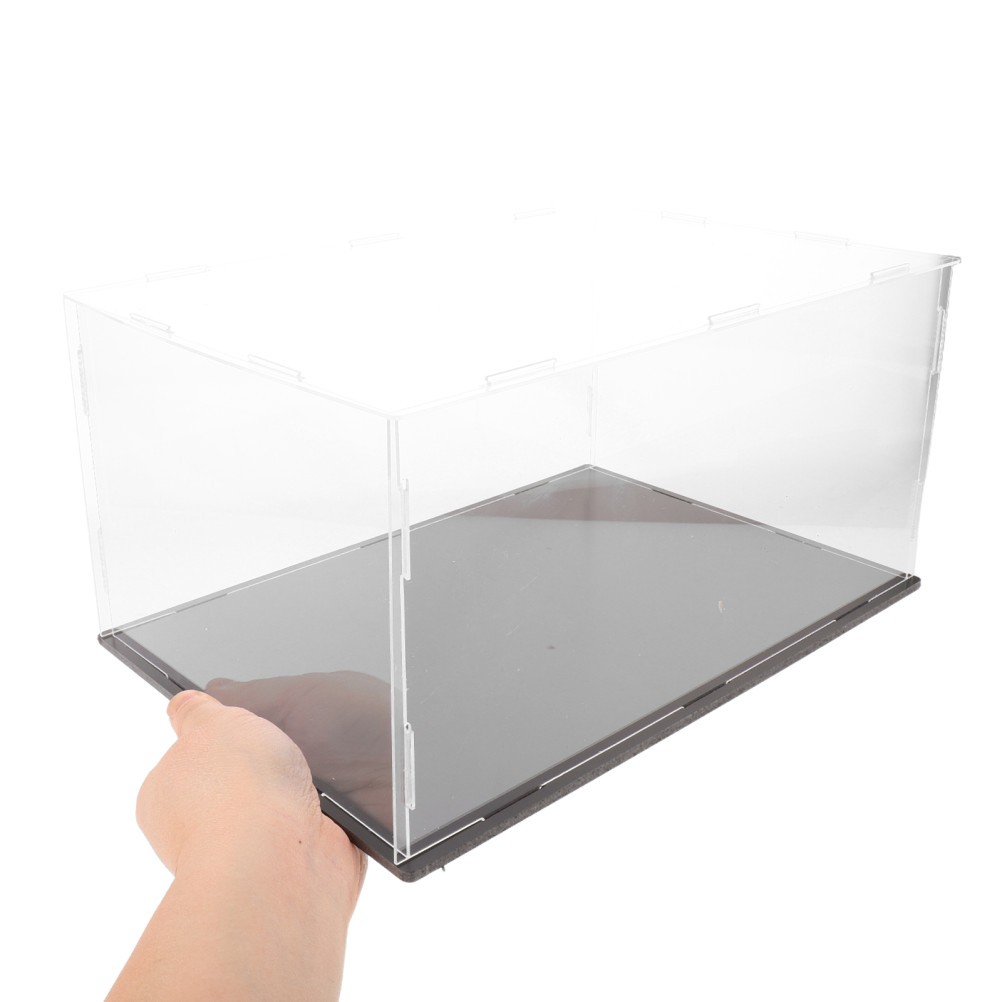Transparent Hat Display Box Holder Merchandise Acrylic Stand