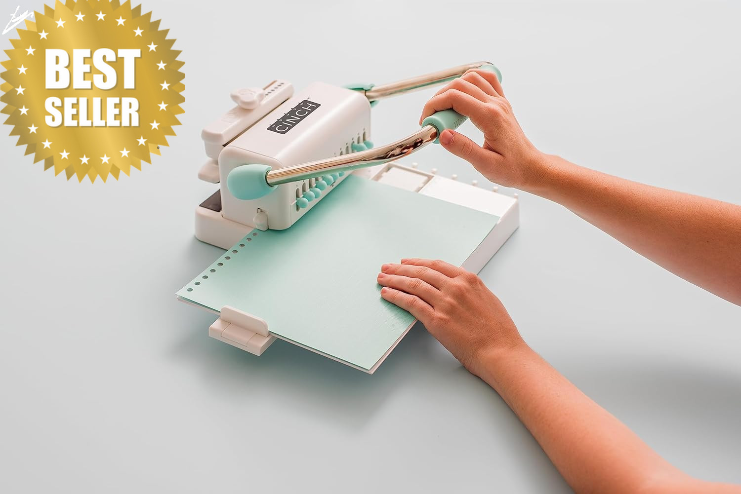 Cinch Book Binding Machine V2 Mint Wire Spiral Binder Scrapbook Planner DIY