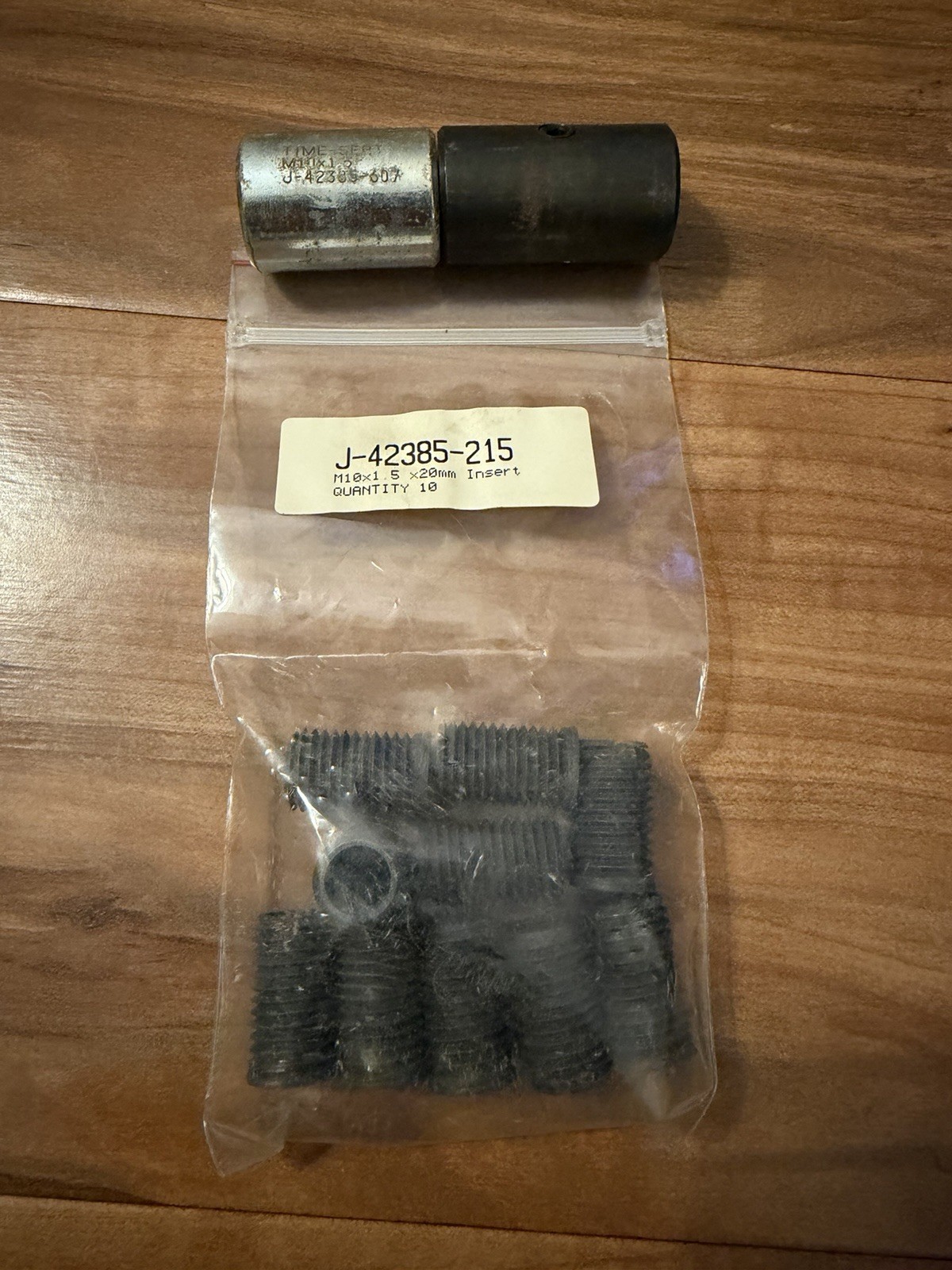 New Kent-Moore J-42385-215 Thread Repair Insert Set of 10 With J-42385-606 607