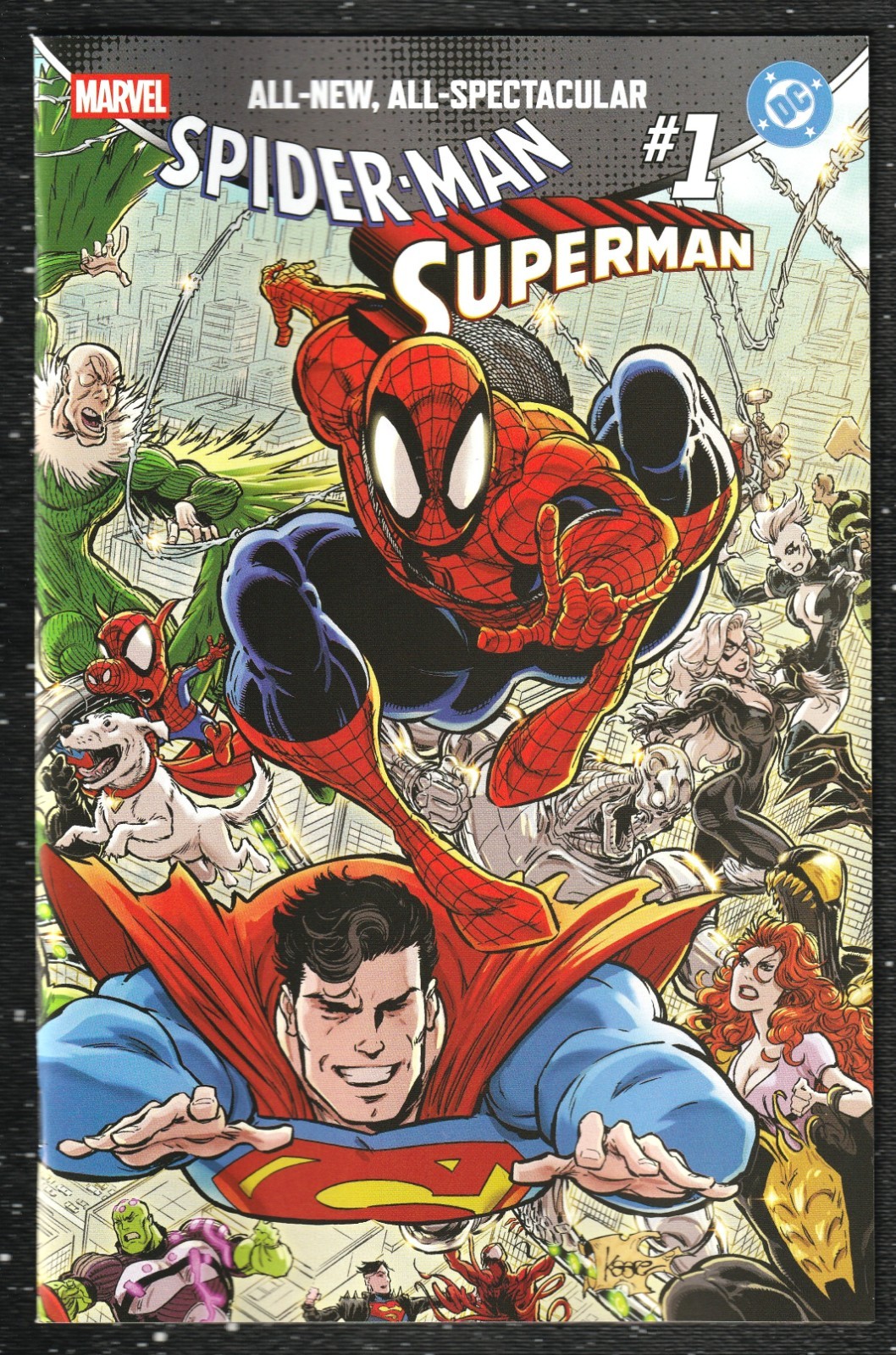 Spider-Man / Superman #1 Kaare Andrews Wraparound Variant NM