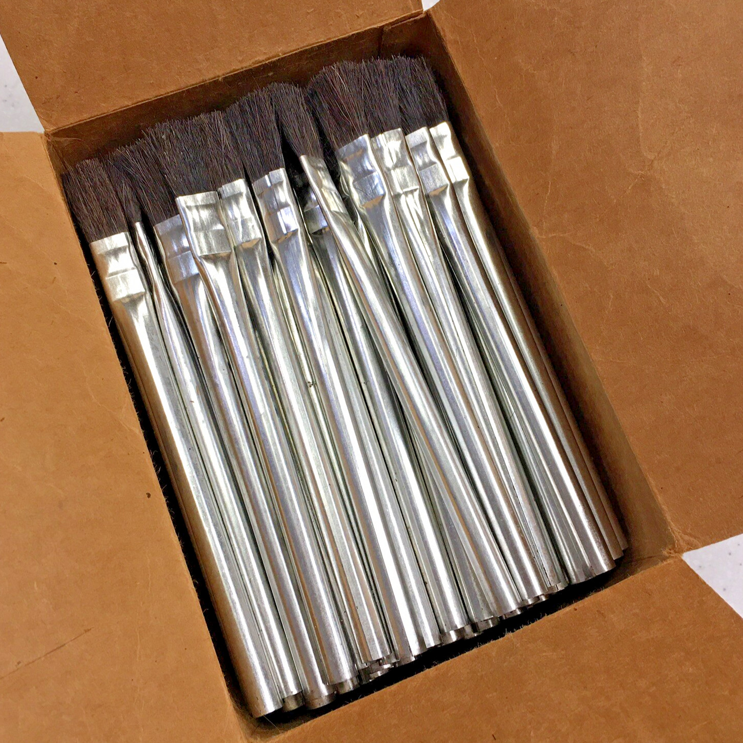 Torrington Brush Works Acid Brushes 150pc Lot Size 2 6" Flux Soldering Glue