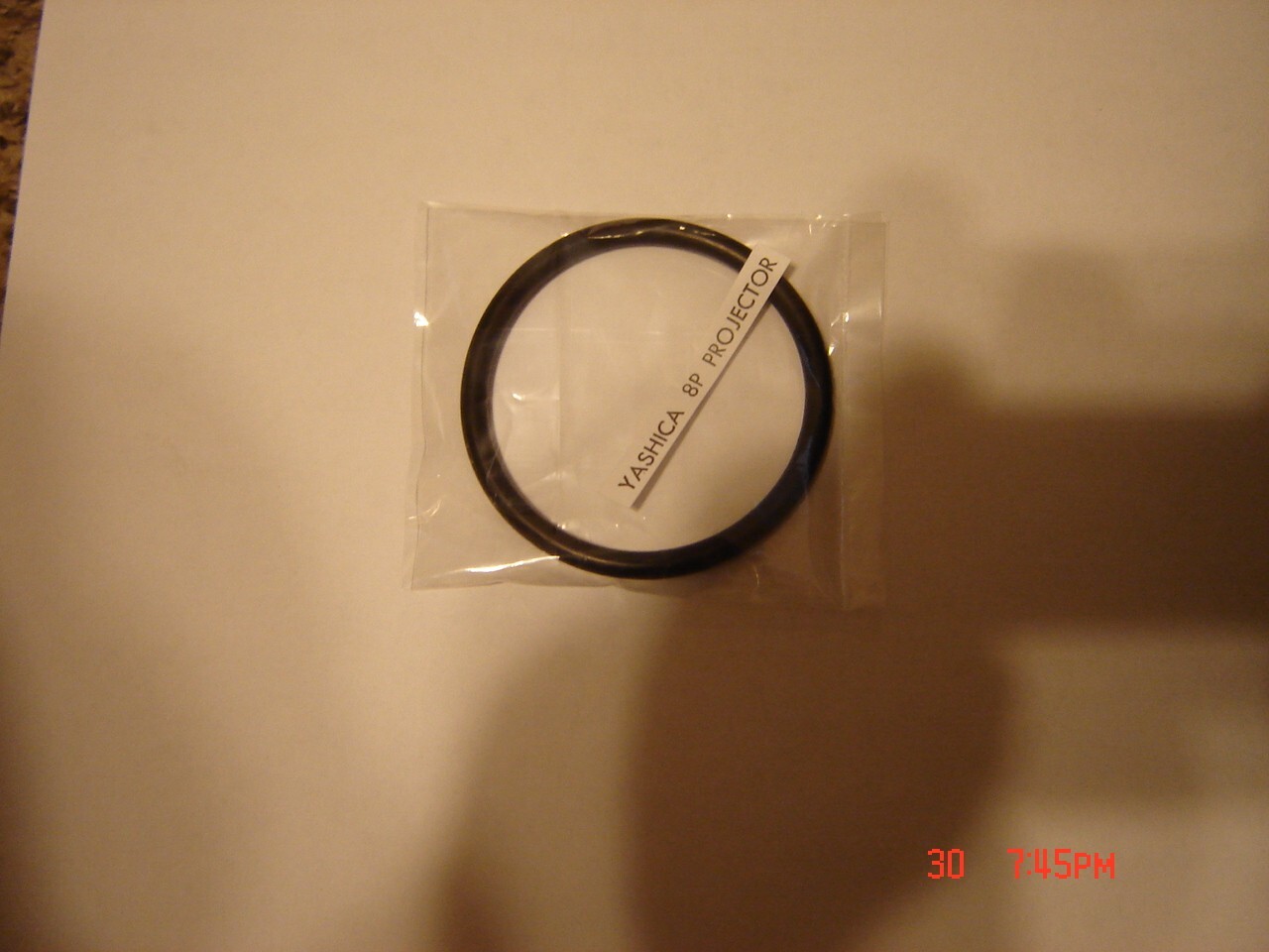 YASHICA  8P Projector Belt,  1 replacment Motor Drive Belt.  New Belt.