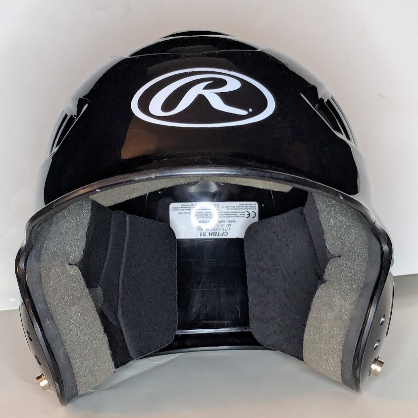 Rawlings CFTBH-R1 Coolflo Youth Batting Helmet BLACK 6 1/4-6 7/8