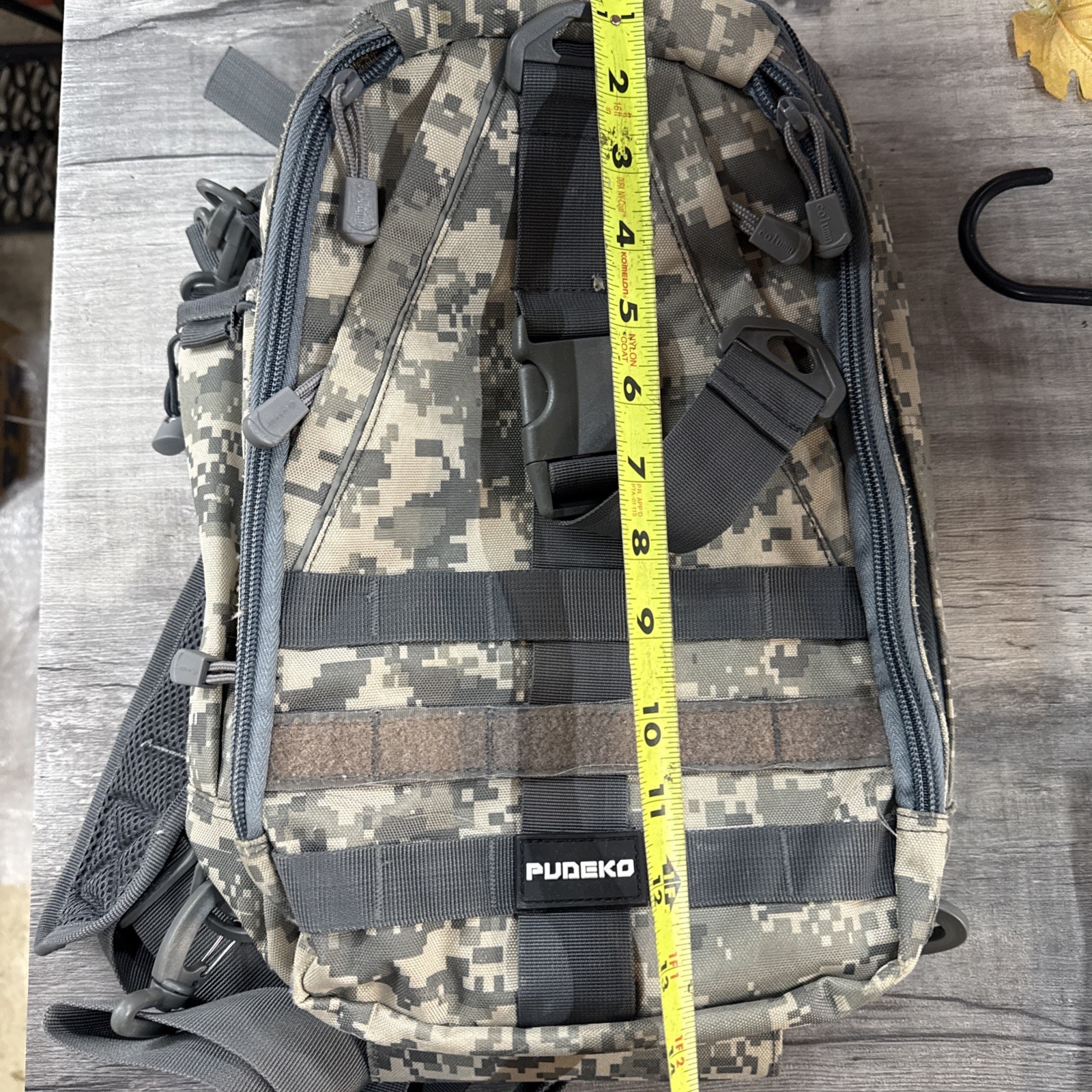 Pudeko D-5 Column Tactical Digital Backpack 14” Camo USB Built In