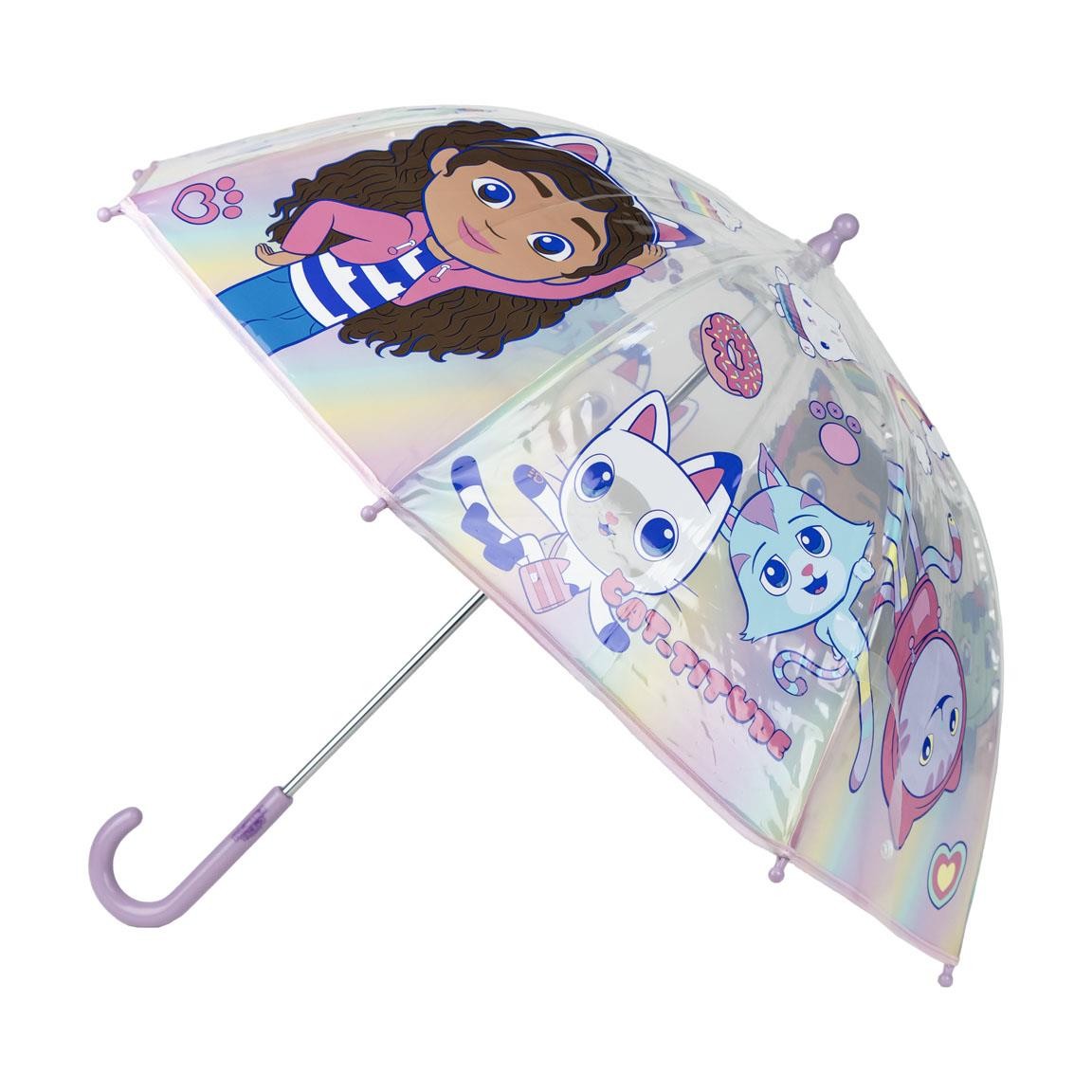 Manual Umbrellas Poe Bubbles Gabby's Dollhouse PINK - 45 CM | GIRL PIGà