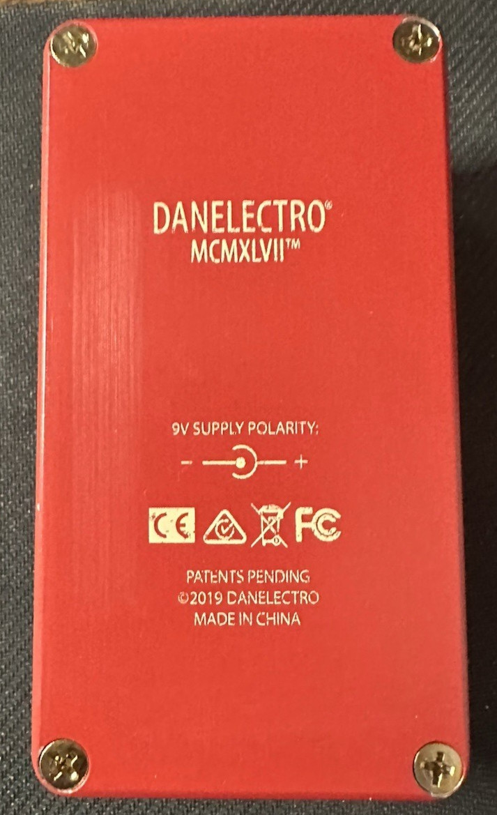 Danelectro 3699 Fuzz Guitar Effects Pedal in Box