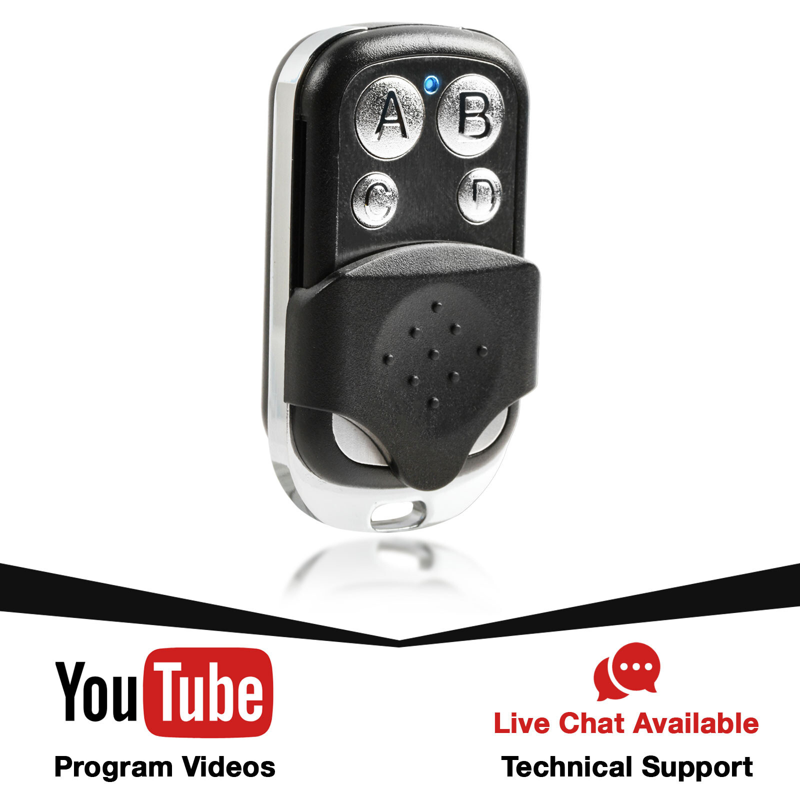 2 For 893LM 953estd Remote Control Learn Button Liftmaster 891LM 950 Keychain