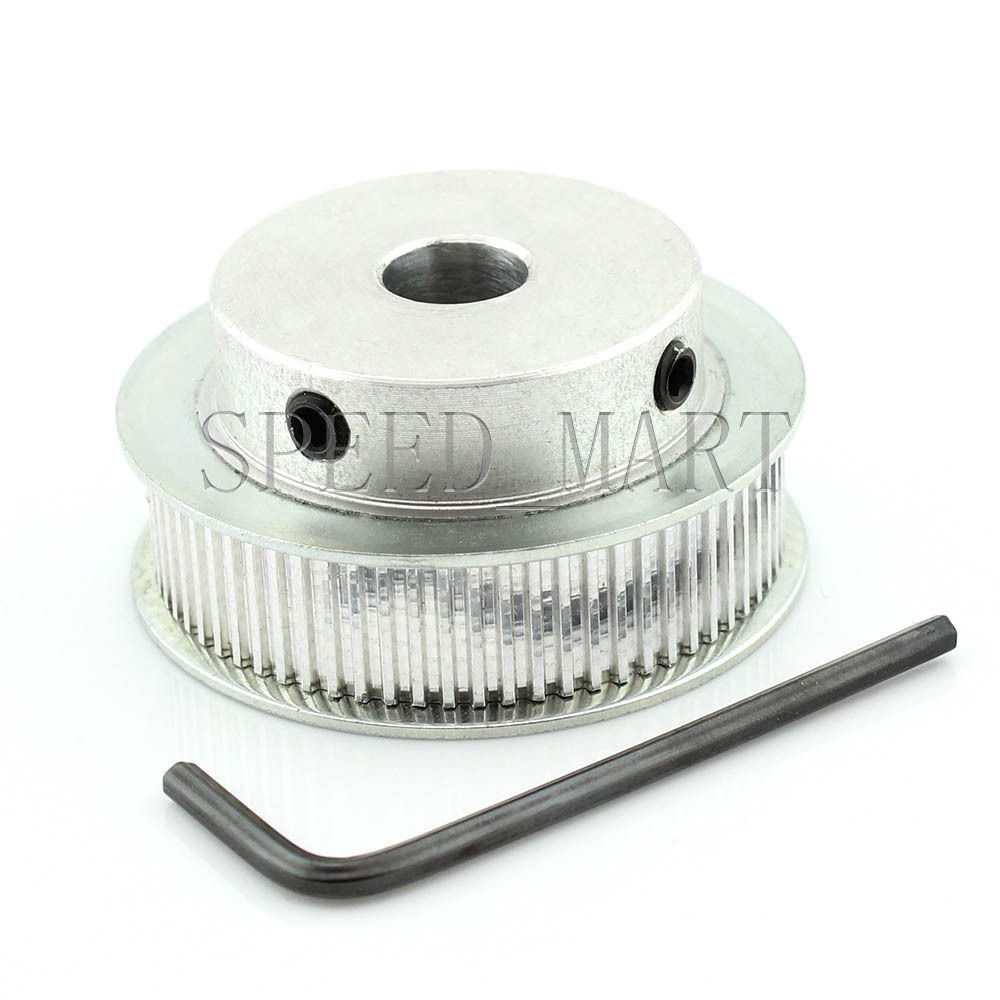 MXL Aluminum Timing Belt Pulley 70 Tooth 12mm Bore 0.08" Pitch for Stepper Motor