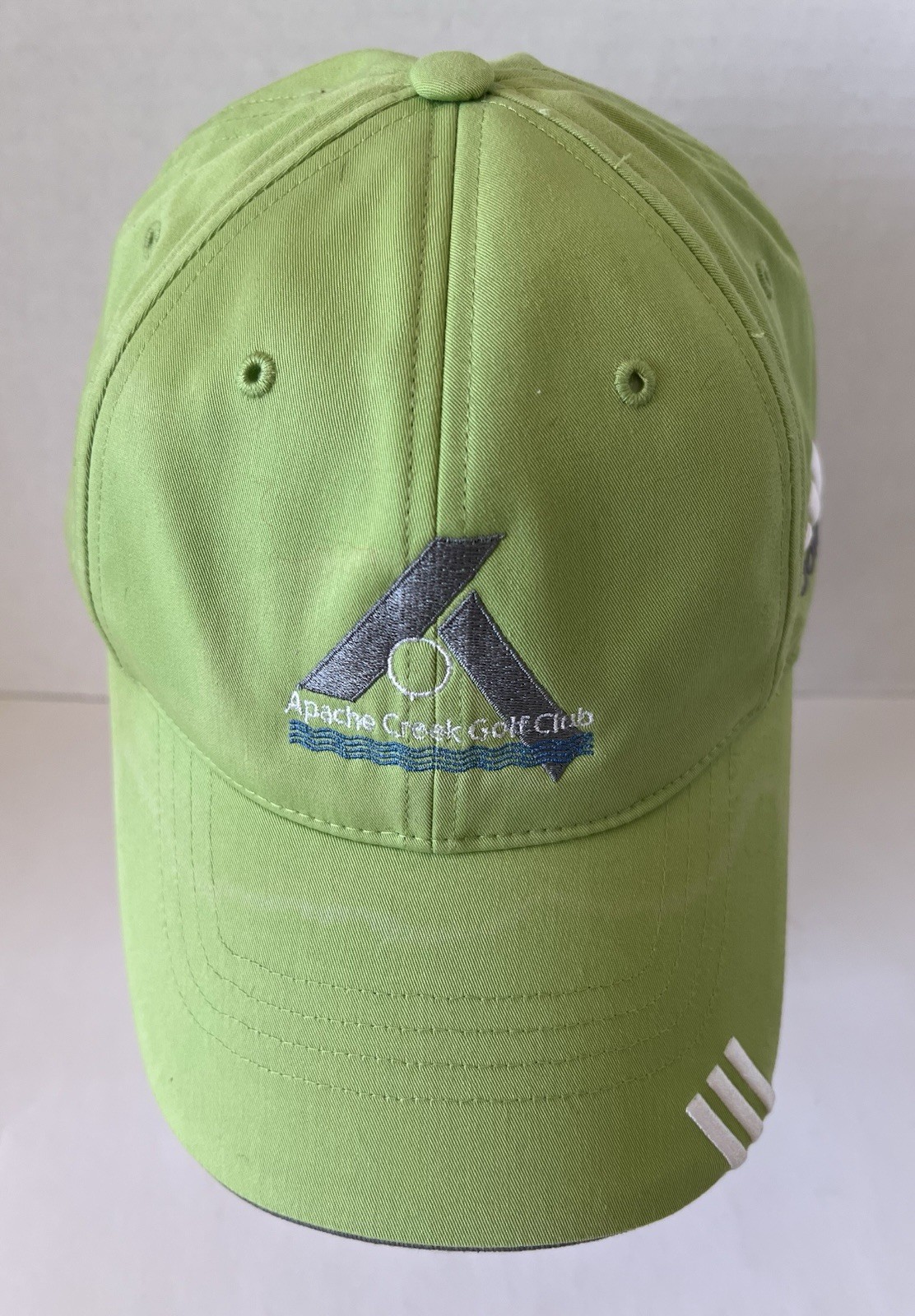 Apache Creek Golf Club Hat Strap Back Adidas Green Embroidered Logo