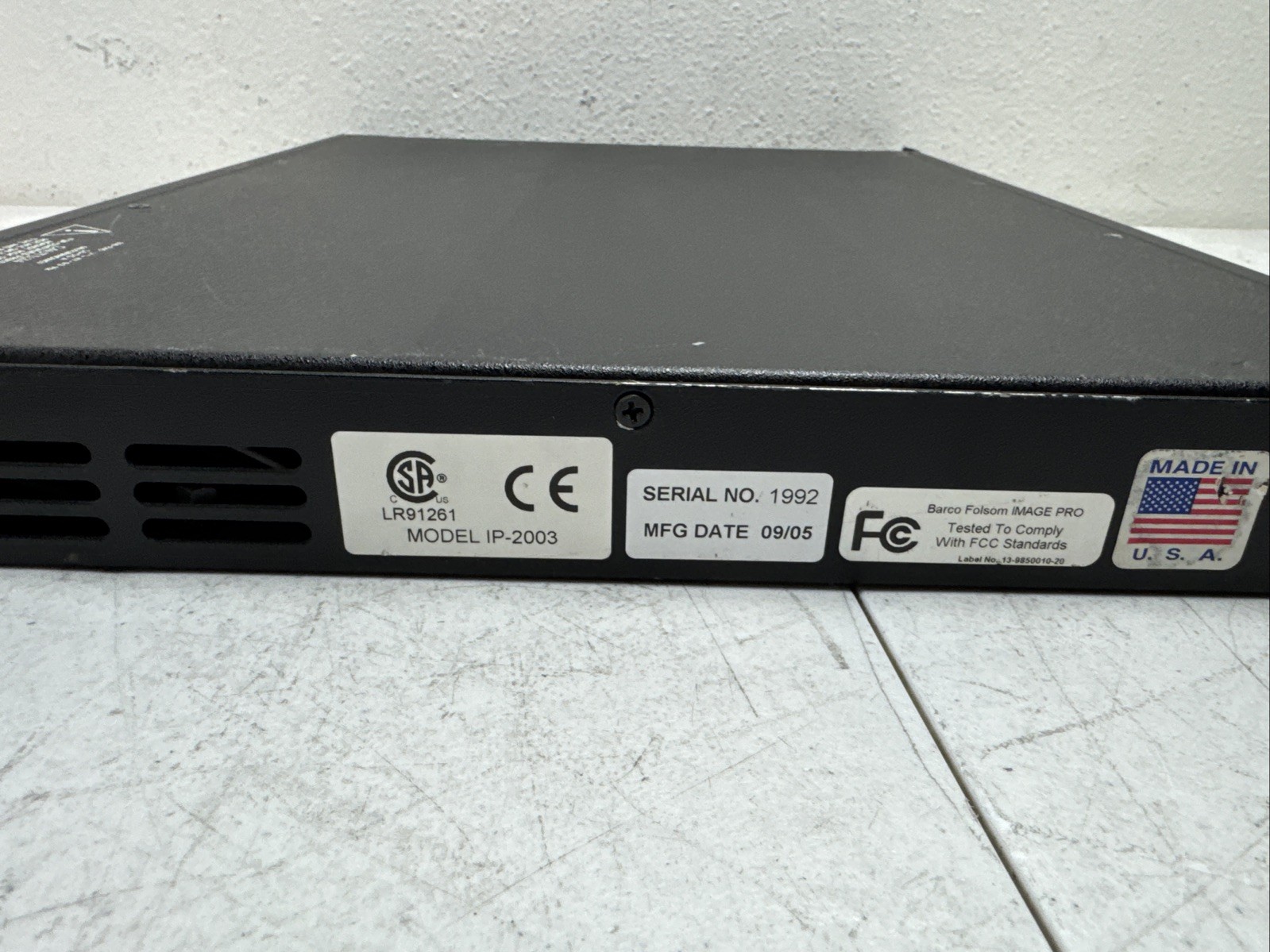 Folsom IP-2003 Image Pro HD Multi-Format Video Signal Processor