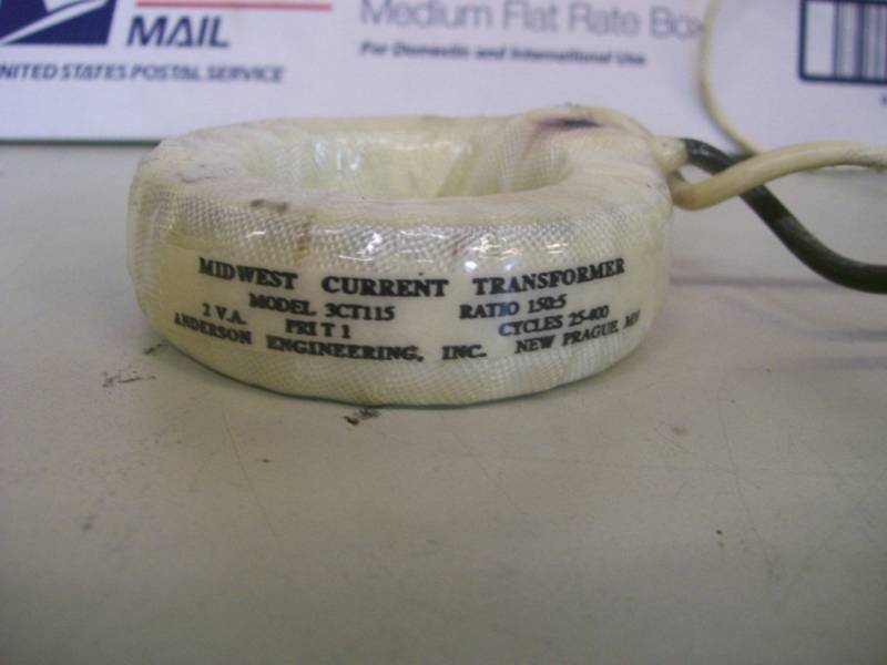 MIDWEST 3CT115 CURRENT TRANSFORMER RATIO 150/5 2VA