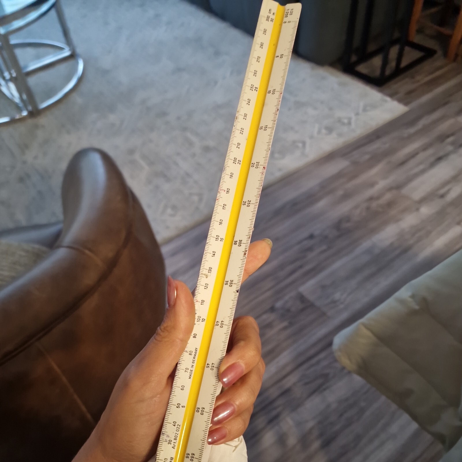 Vintage Rotring Triangle Ruler