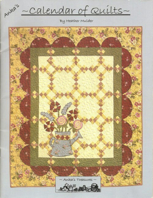 2003 Anka's Treasures "CALENDAR OF QUILTS" Projects & Patterns ANK 231, 24 Pages