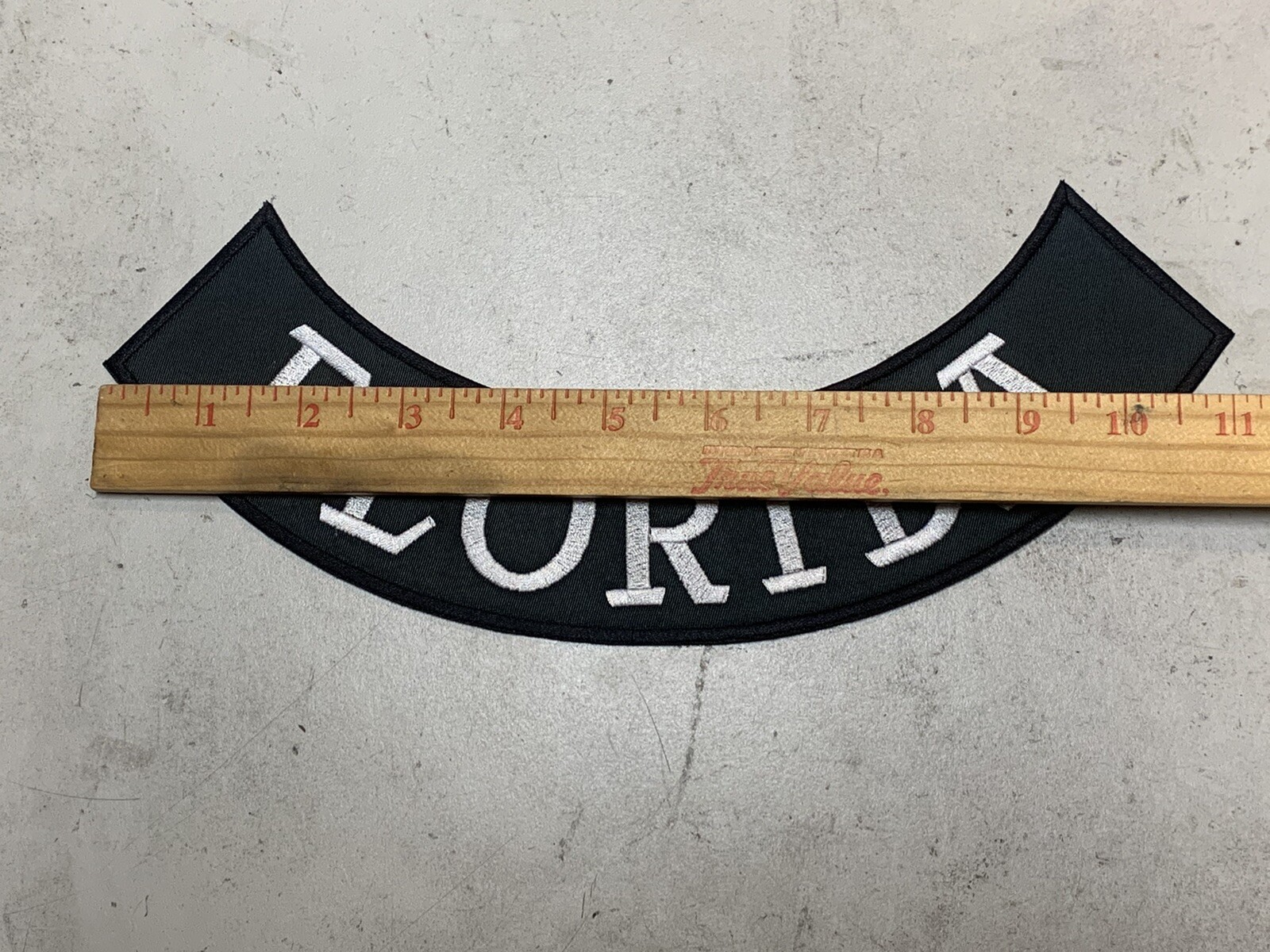 CUSTOM MADE Embroidered Florida Lower Rocker Biker Patch IRON ON