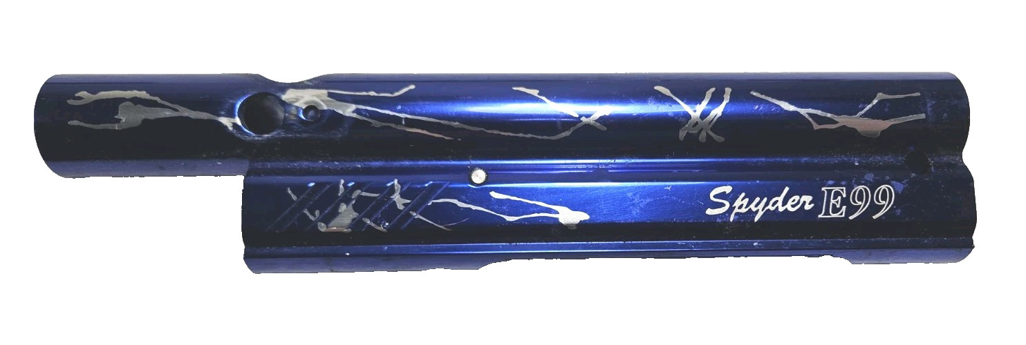 Spyder Blue Silver Splash E99 Paintball Gun Body For Project Gun Free Shipping