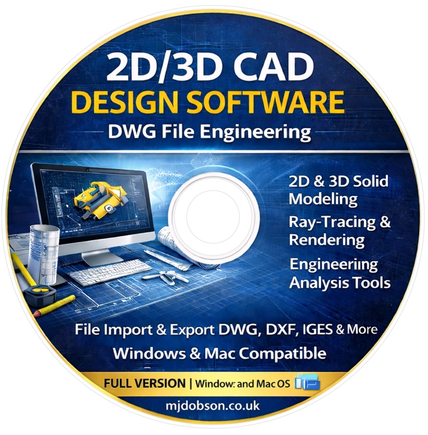 CAD Computer-Aided Design Software | 2D & 3D Modeling No Subscription Needed