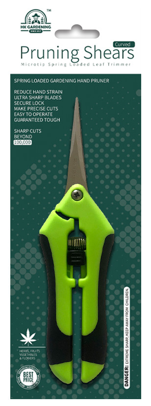 2pks Curved Blade Scissors Stainless Steel Gardening Plant Hemp  Garden