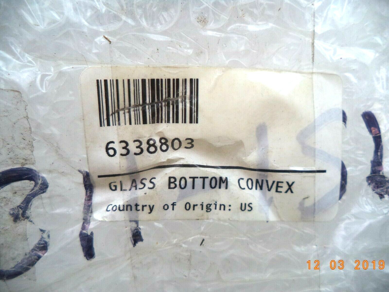 Replacement Convex Mirror, pn 6338803 (for Bottom of 2-Mirror Assembly)