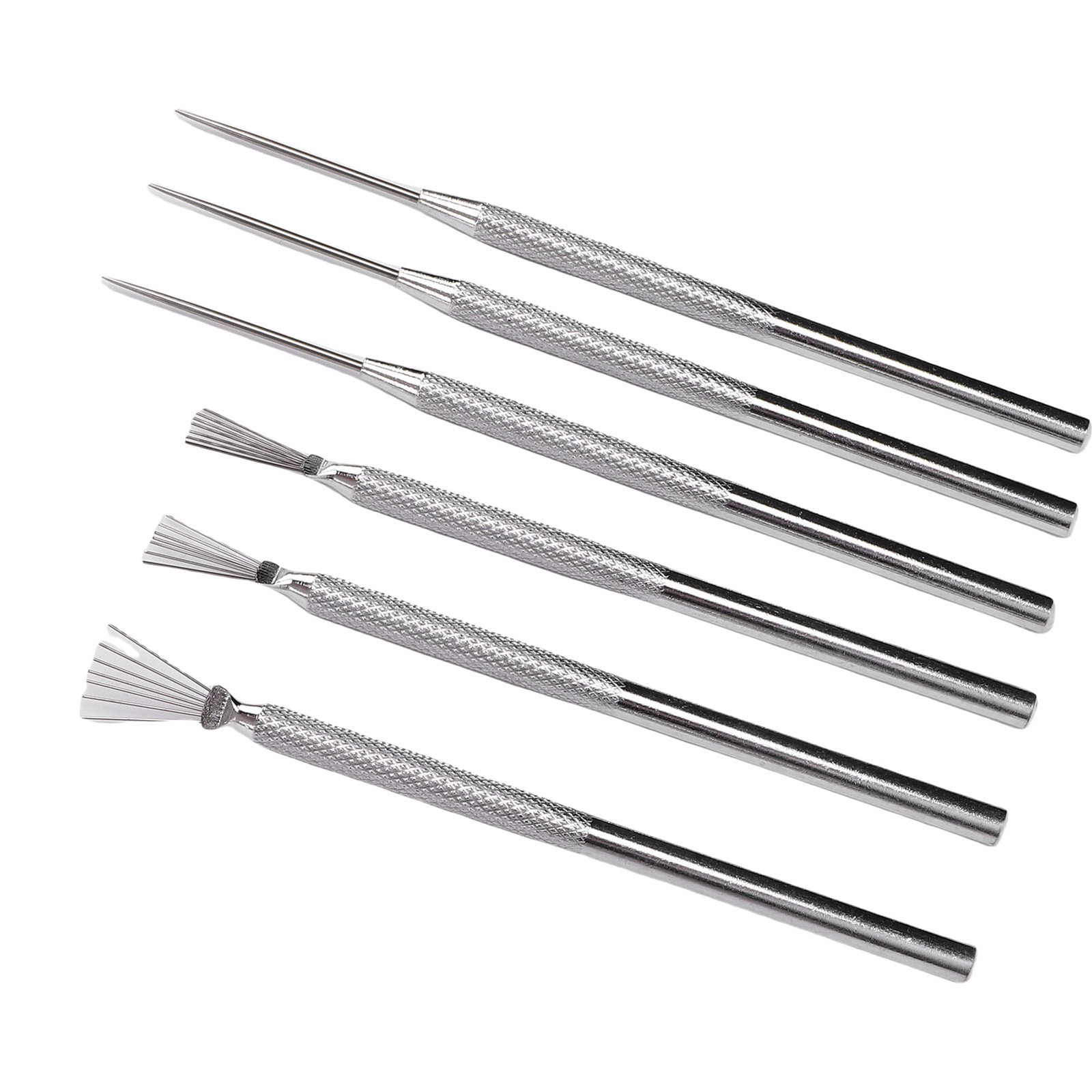 Complete Clay Needle Tools Set For Pottery - Ergonomic Handles Included