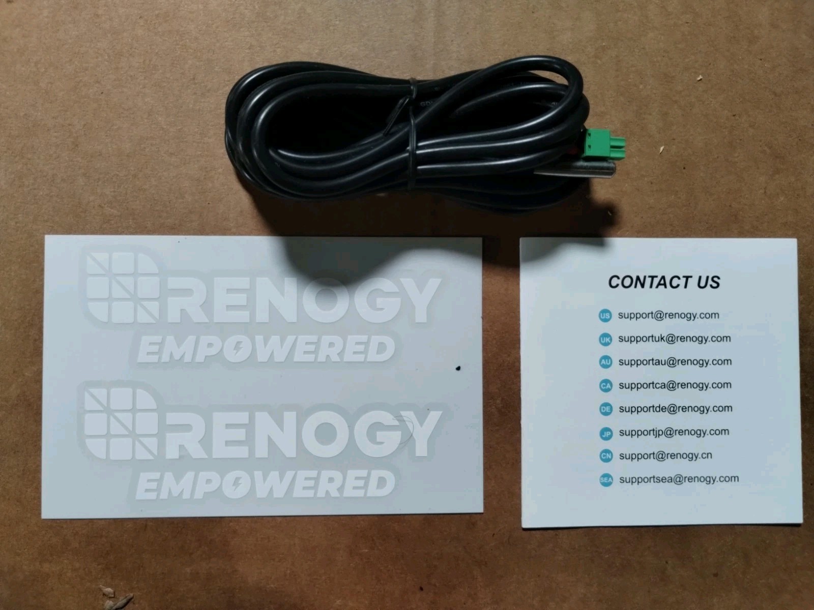 Battery Temperature Sensor for Renogy MPPT and PWM Solar Charge Controllers