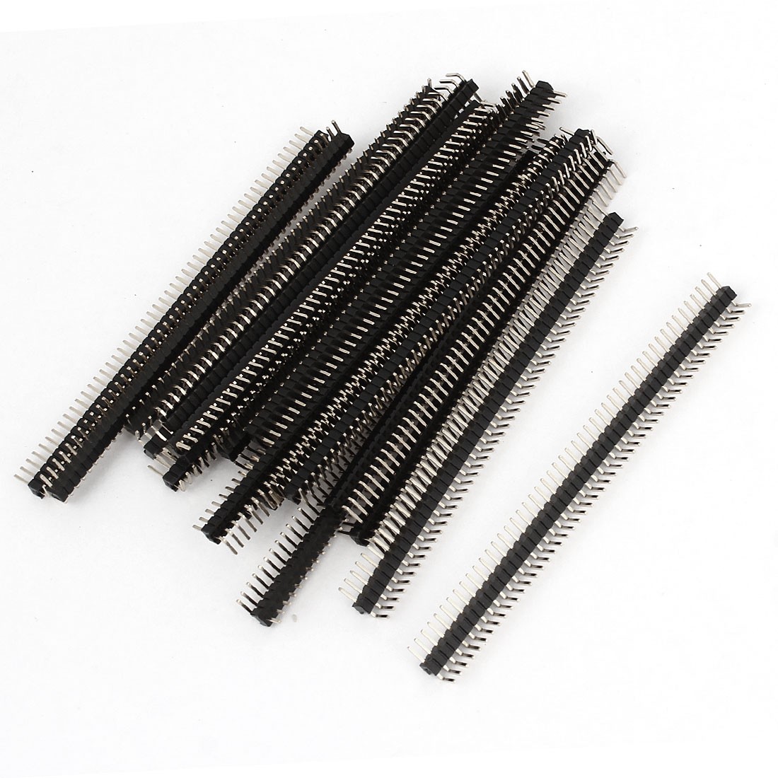 20pcs 50 Position 1.27mm Pitch Single Row Right Angle Header Connector