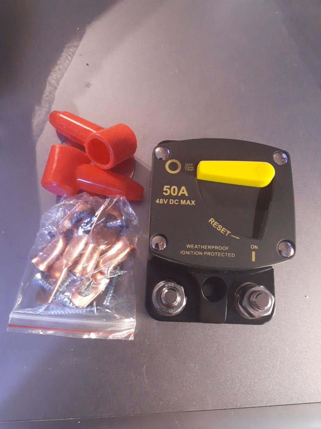 50Amp Series Thermal Circuit Breaker  - Surface Mount Open Box T3
