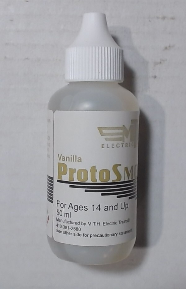 MTH PROTO SMOKE FLUID VANILLA SCENT 50ML BETTER SMOKE OUTPUT MTH PROTOSMOKE