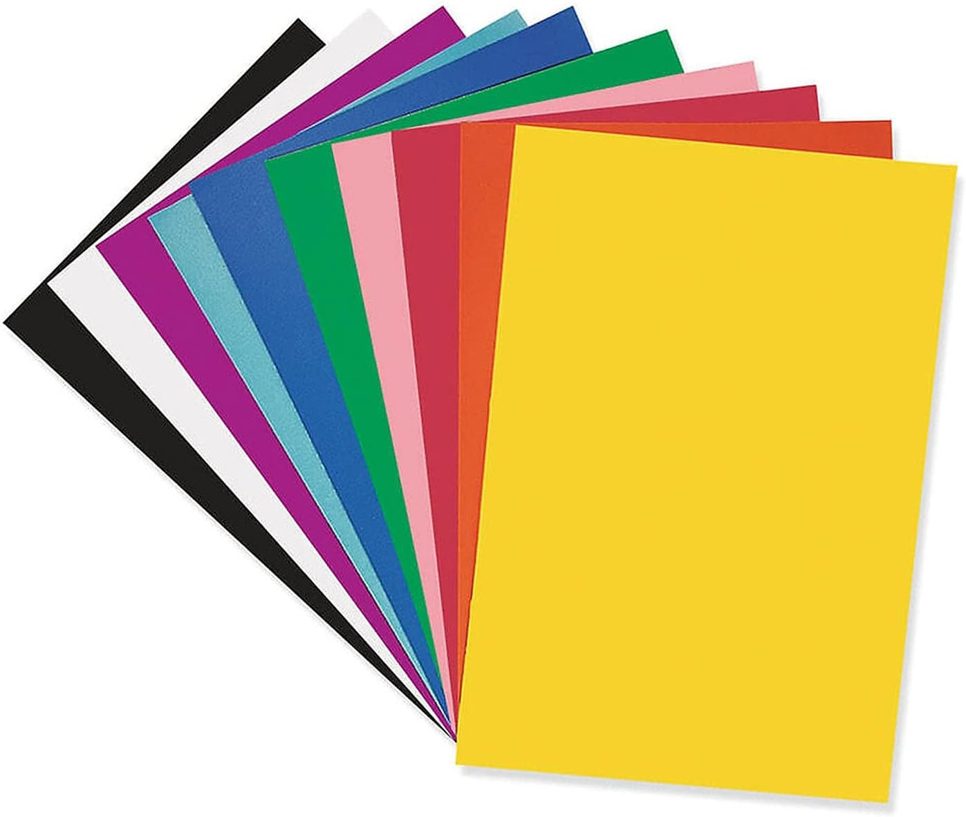 Class Pack Paper Poster Board, 22" X 28", Assorted Colors, 50 Sheets (PAC0076347