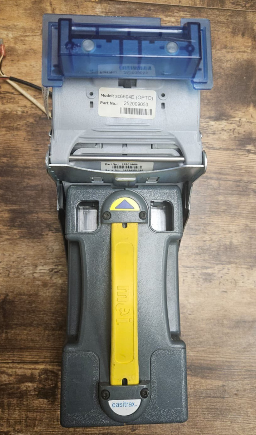 MEI Cashflow SC6604E (OPTO) Bill Acceptor, Chassis & Cash Box FOR PARTS