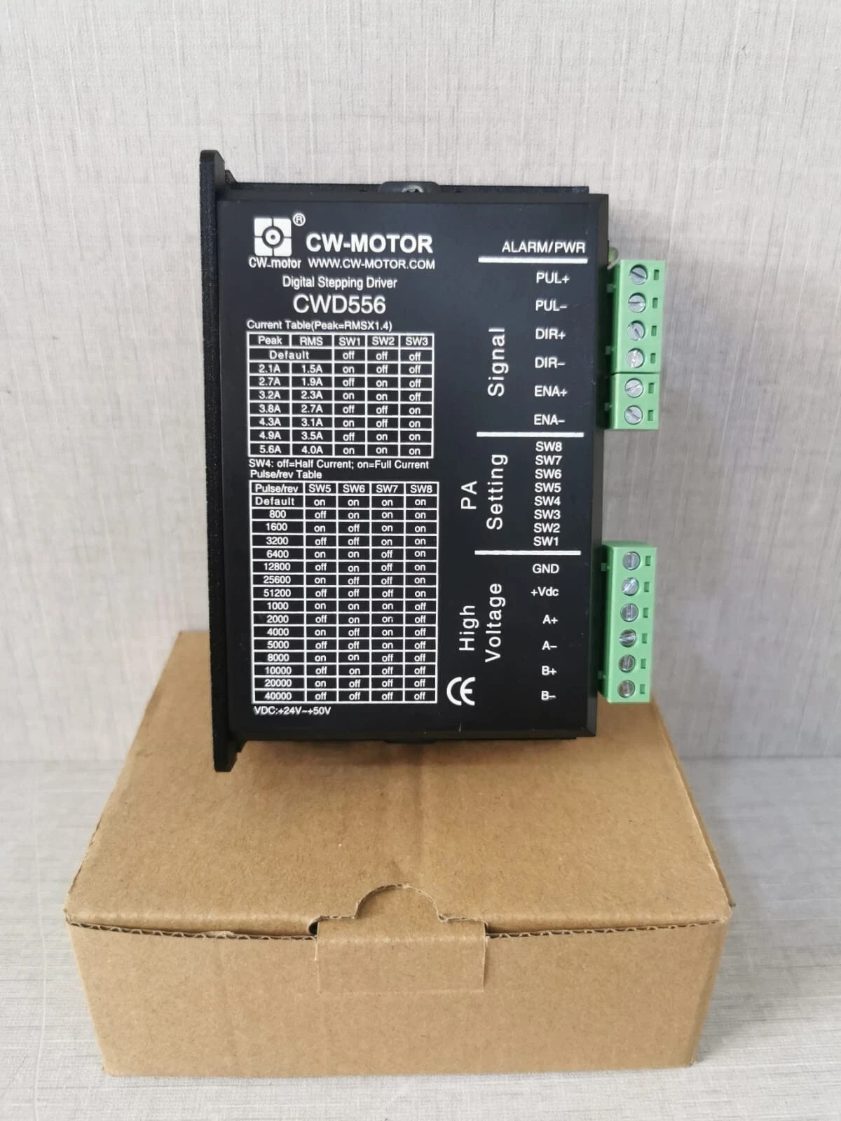 LOT 2 CW-MOTOR CWD556 Digital Stepping Driver 24V New Open Box