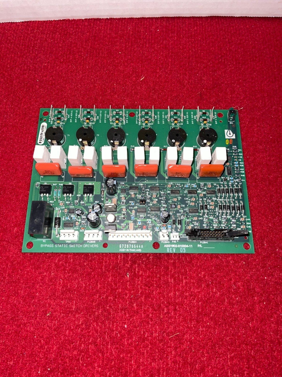 Liebert 02-810004-11 Rev 3 Bypass Static Switch Drivers Board