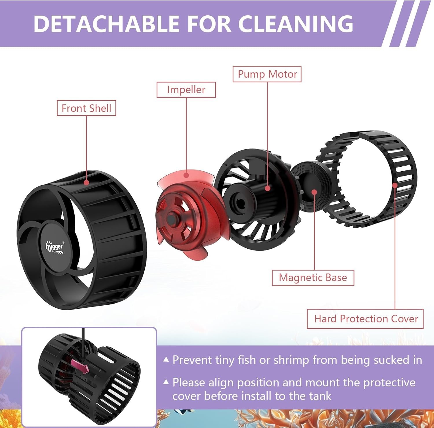 Lite Wave Maker for 10-50 Gallon Aquariums - Adjustable 792 GPH Circulation Pump
