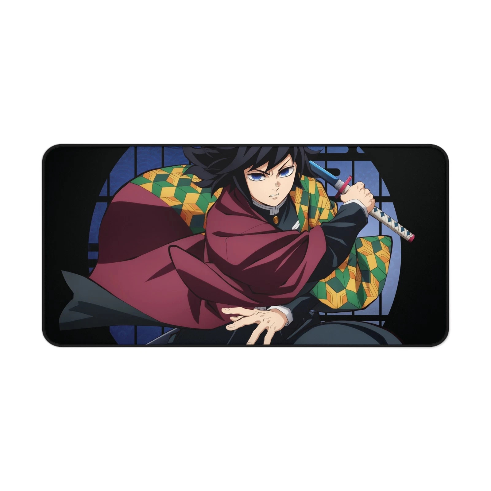 Demon Slayer Giyu Tomioka Desk Mate Mouse Pad Anime Gaming Mat Large