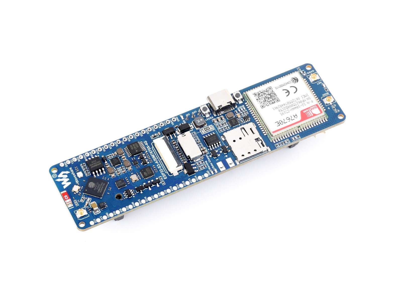Waveshare ESP32-S3 A7670E 4G Development Board LTE Cat-1 /2G/WiFi/Bluetooth GGNS