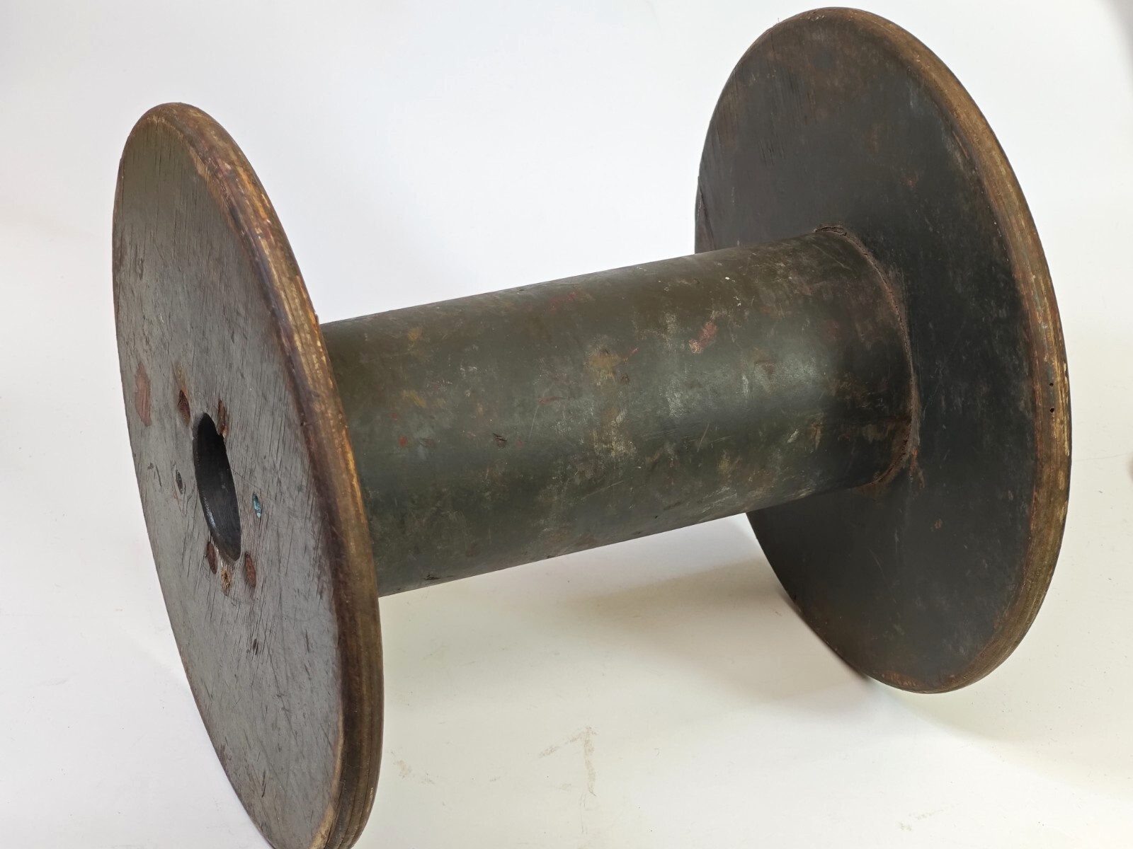 Orig. WW2 German Wehrmacht Cable Reel for radio and field telephone WaA markings