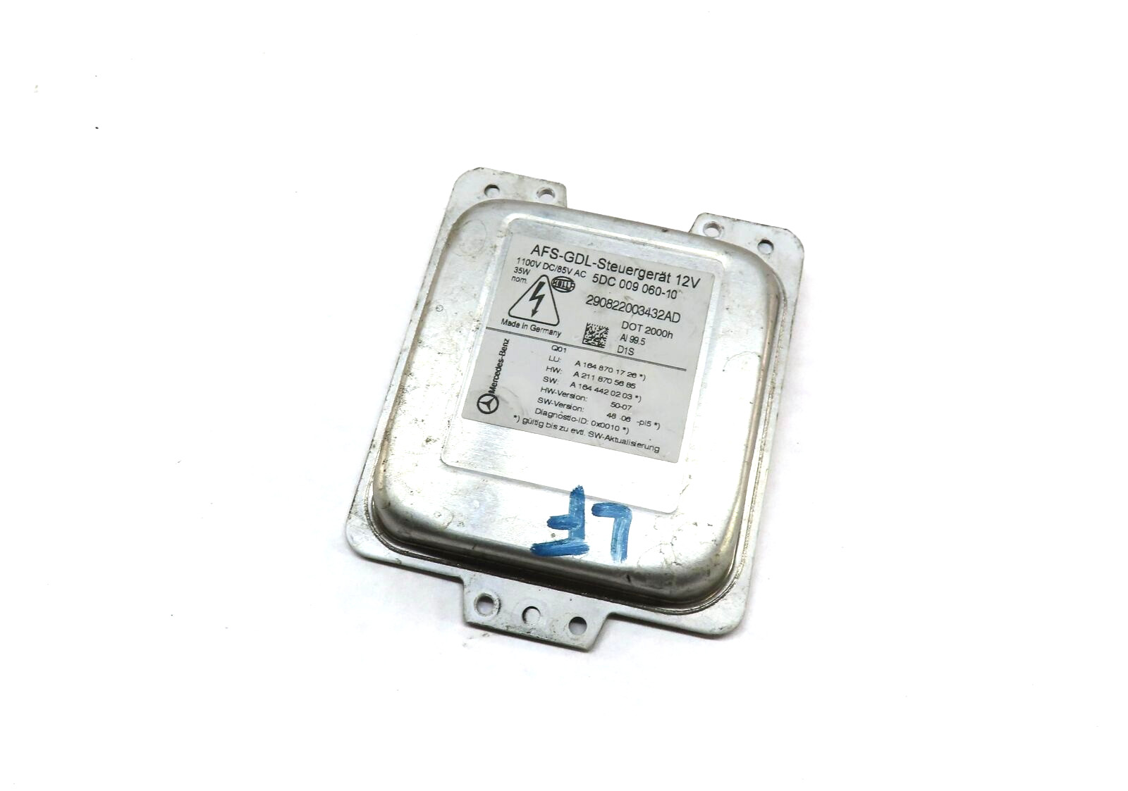 2009 MERCEDES GL450 (X164) HEADLIGHT AFS CONTROL MODULE 5DC009060