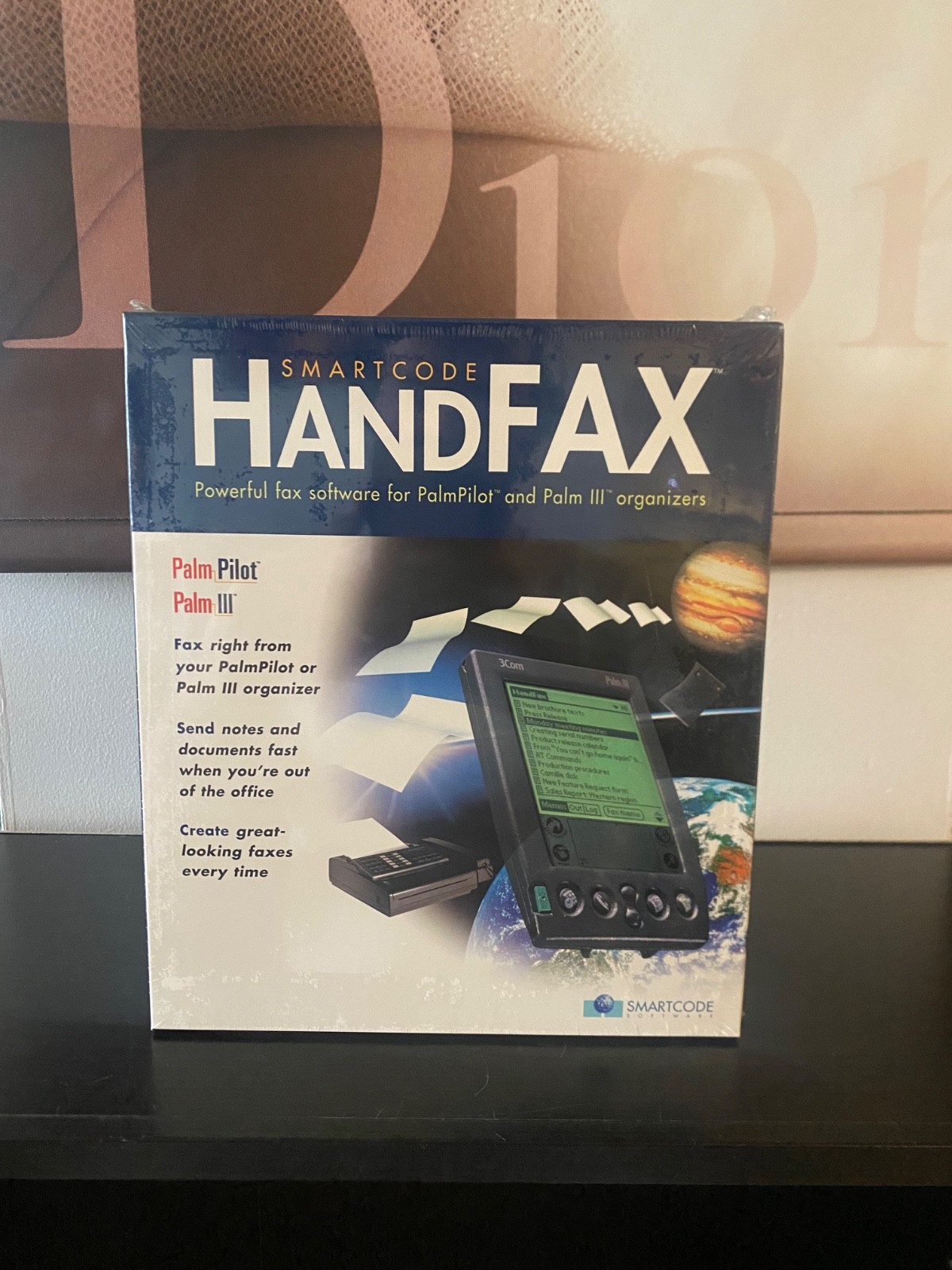 Smartcode Handfax  Fax Software For PalmPilot And Palm III Organizers BRAND NEW