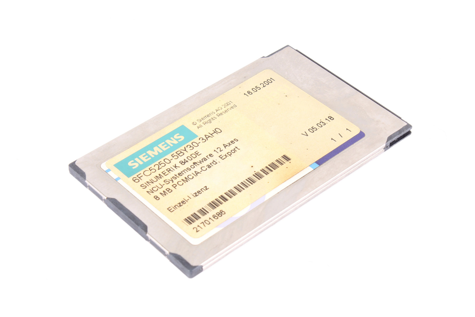 6FC5250-5BY30-3AH0 SINUMERIK 840DE SIEMENS - Used - 12 Months Warranty