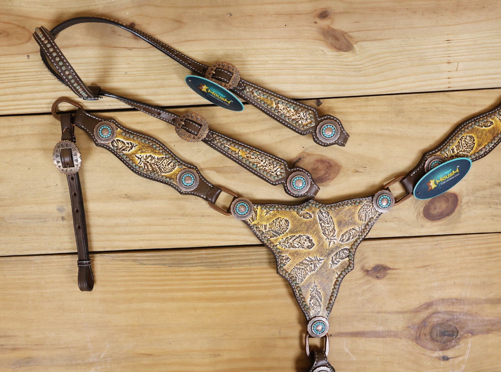 Headstall & Breast Collar Tack Set for Horse