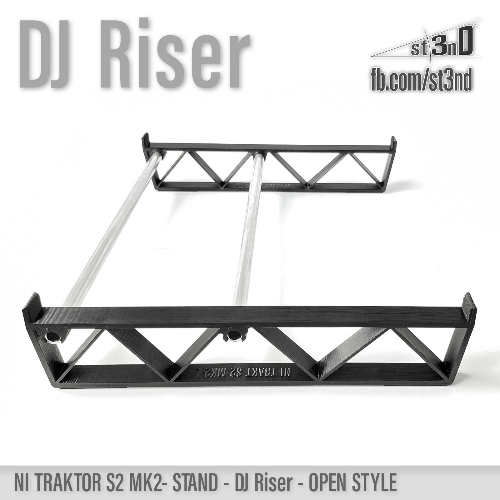 NI TRAKTOR S2 MK2 DJ Riser STAND - 3D Printed - 100% Buyer Satisfaction