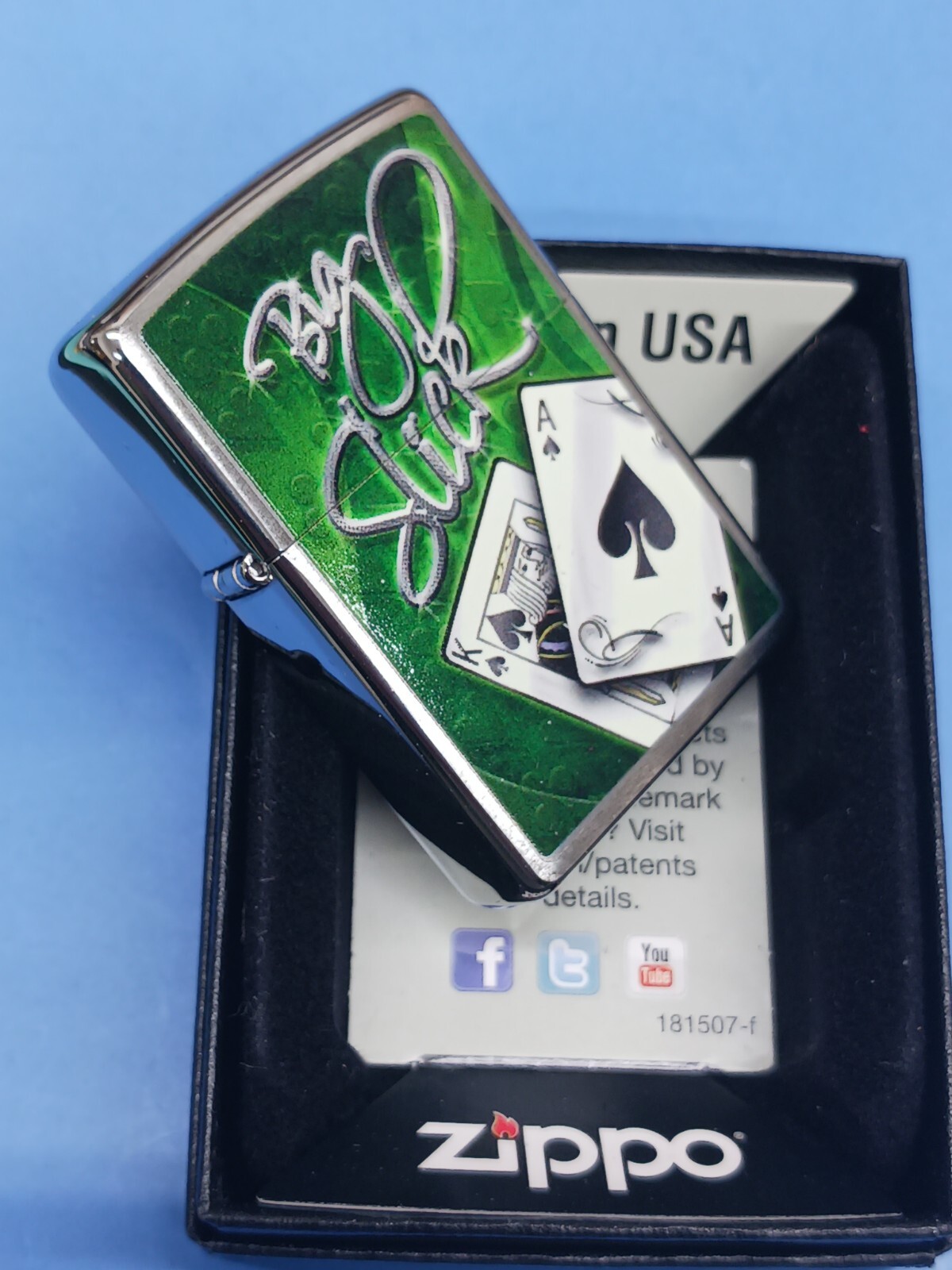 Zippo 28281 Brush Chrome Big Slick