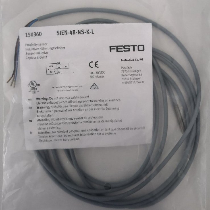New Festo SIEN-4B-NS-K-L 150360 Proximity Sensor SIEN4BNSKL #NN