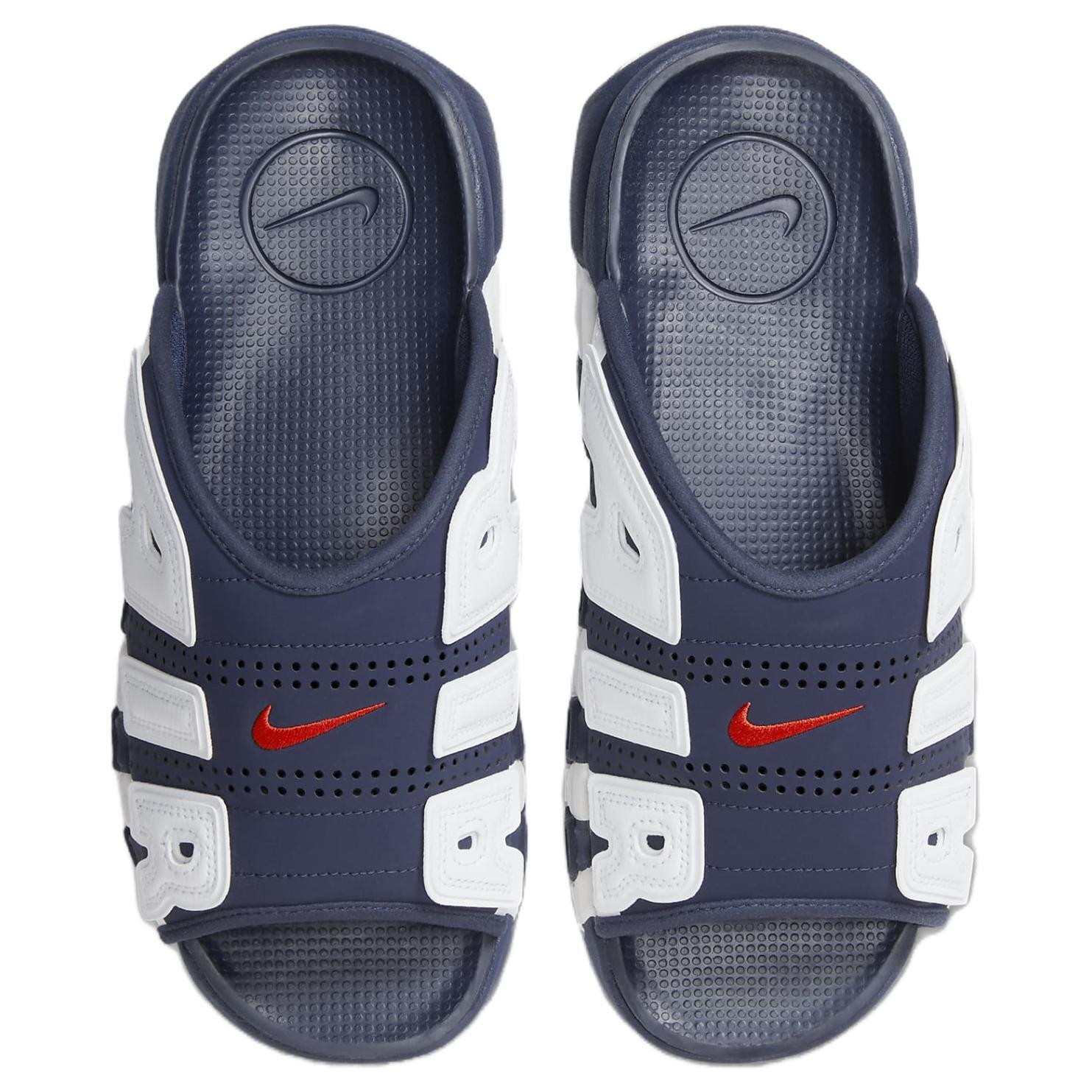 Nike Air More Uptempo Slide Slippers Blue White FQ8699-400 Asian Men's Size